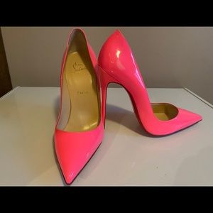 Hot Pink So Kate 120 Christian Louboutins 38.5